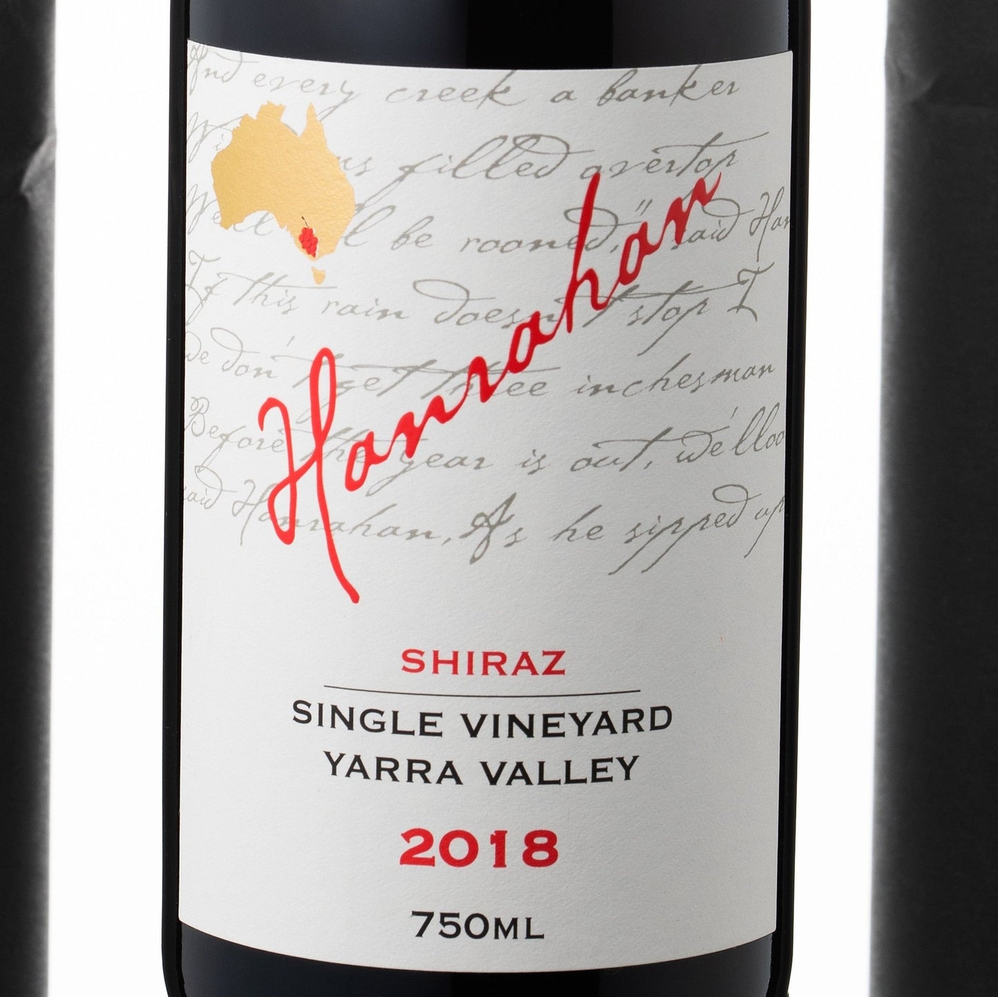 SHIRAZ 2018 - ハンラハン・ヴィンヤード・ダイレクト・ワインズ